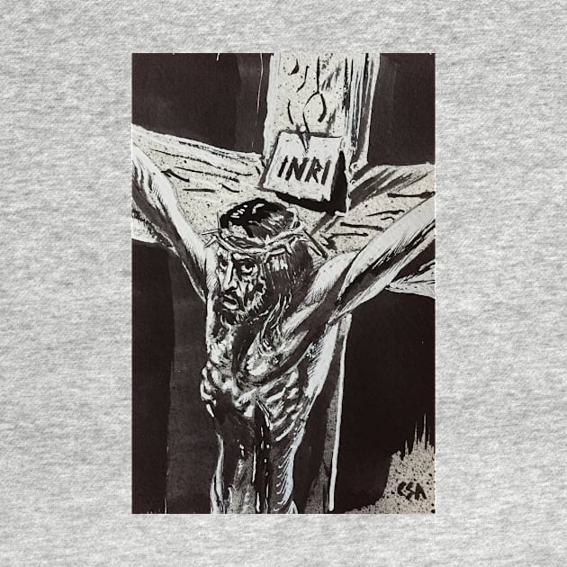 JESUS CHRIST FORSAKEN by MasterpieceArt